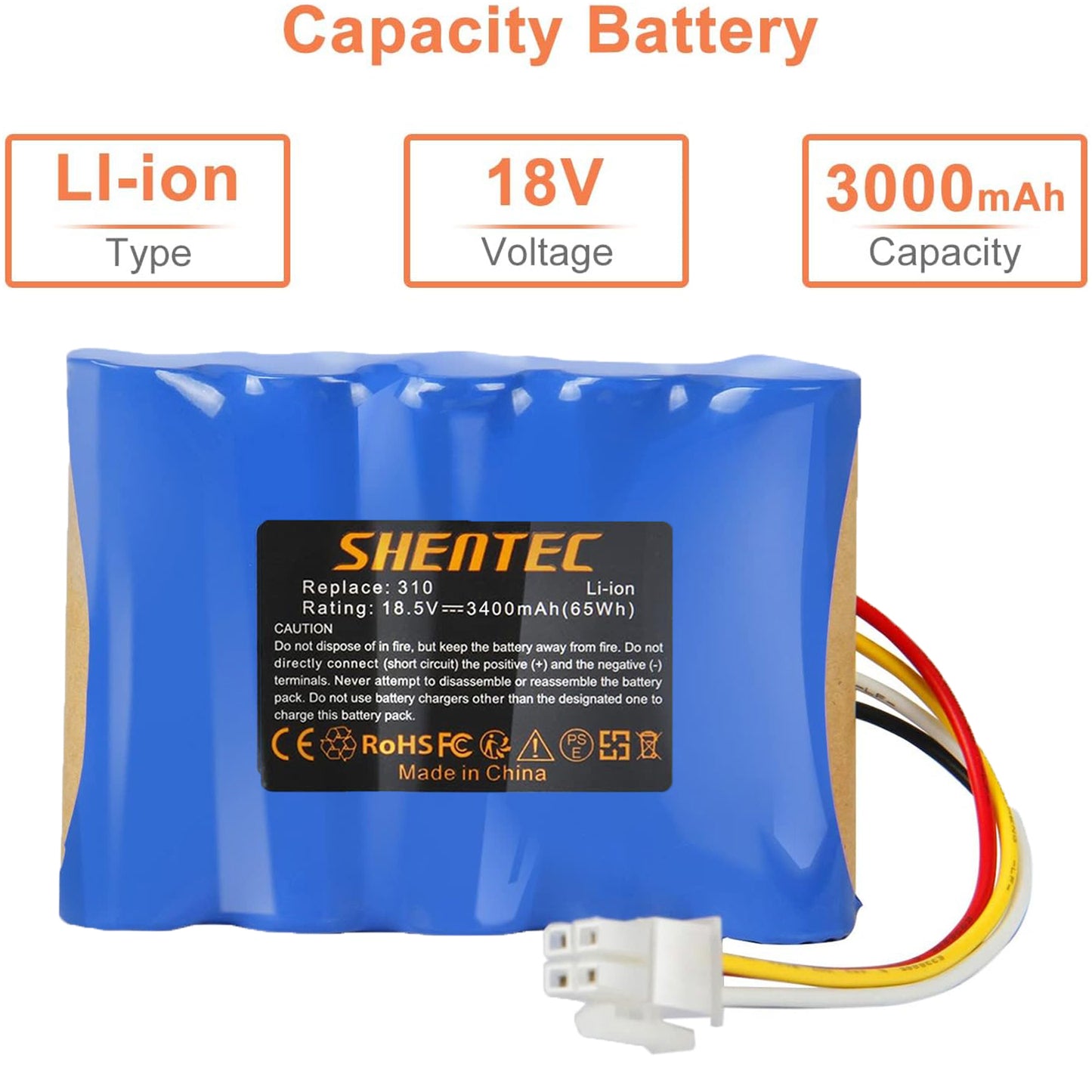 SHENTEC 18.5V 3.4Ah AKUMULATOR LI-ION DO HUSQVARNA 584 85 28-01, GARDENA SILENO R100LI R130L
