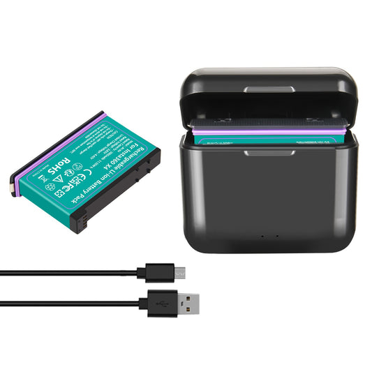 2x 3.0Ah 3.85V JH-X4 Zamienny akumulator + ładowarka Power Box do kamery sportowej Insta360 X4