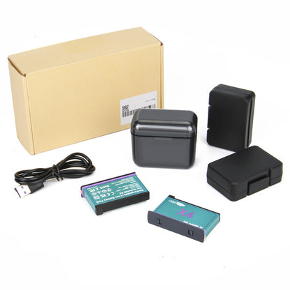 2x 3.0Ah 3.85V JH-X4 Zamienny akumulator + ładowarka Power Box do kamery sportowej Insta360 X4