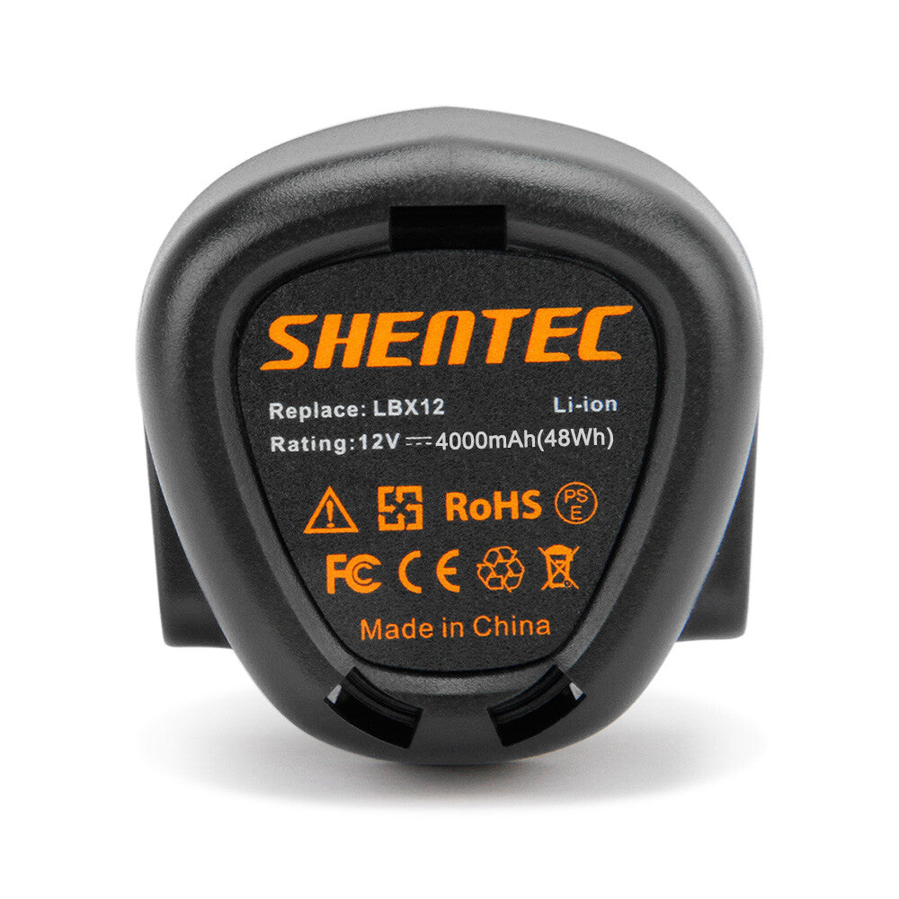SHENTEC 4.0Ah 10.8V Akumulator Li-ion do Black Decker LB12 LBX12 BL1310 BL1110 GKC108 EGBL108