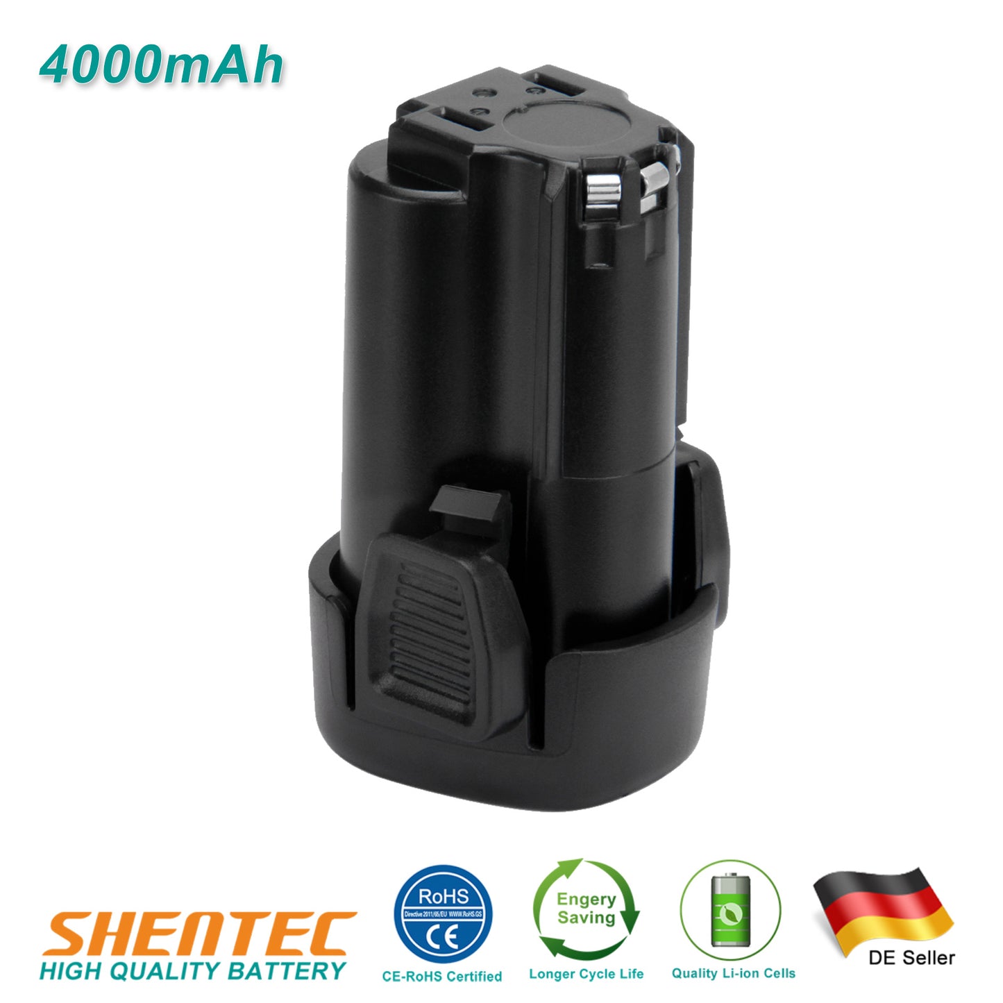 SHENTEC 4.0Ah 10.8V Akumulator Li-ion do Black Decker LB12 LBX12 BL1310 BL1110 GKC108 EGBL108