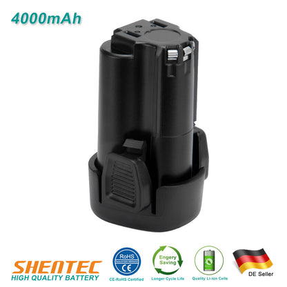 SHENTEC 4.0Ah 10.8V Akumulator Li-ion do Black Decker LB12 LBX12 BL1310 BL1110 GKC108 EGBL108