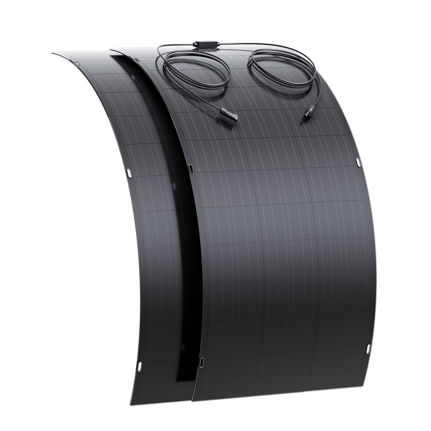 Elastyczny zestaw paneli słonecznych 240 W, 2 x 120 W elastyczny moduł fotowoltaiczny, IP67 na balkon, do kampera, auta, szopy, dachu, łodzi, off-grid