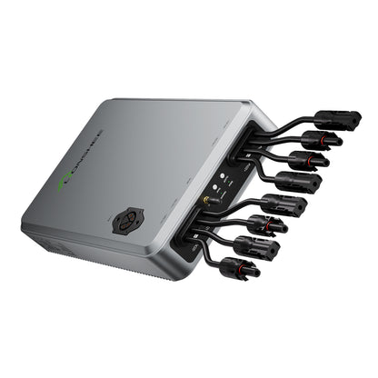 Inteligentny hub solarny 1600W | Podwójny MPPT, menedżer energii solarnej EMS, sterowanie aplikacją Wi‑Fi, IP65 do zestawu solarnego LiFePO4