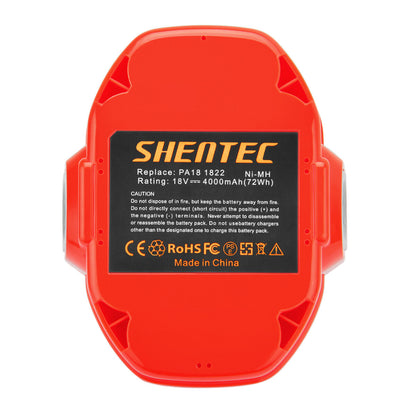 SHENTEC 4.0Ah akumulator zamienny Ni-MH do Makita 18V 1822 1823 1834 1835 PA18 4334D 194158-6