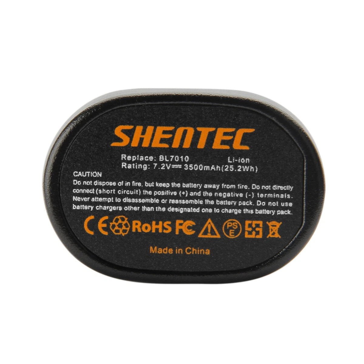 SHENTEC Akumulator Li-ion 3.5Ah 7.2V do Makita BL7010 CL070D 194356-2 DF010D GN900S