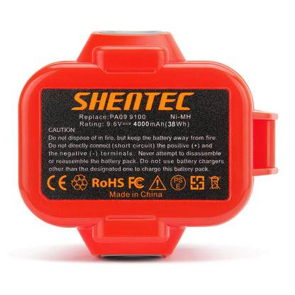 SHENTEC akumulator Ni-MH 4.0Ah 9.6V do Makita PA09 9100 9133 9135 9134 9122 193099-3