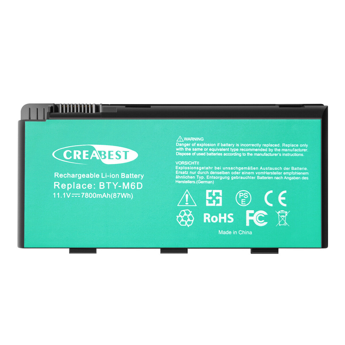 11.1V BTY-M6D 7.8Ah Bateria Do MSI GT70 GX660 GT660 GT660R GT660R GT680 GT683