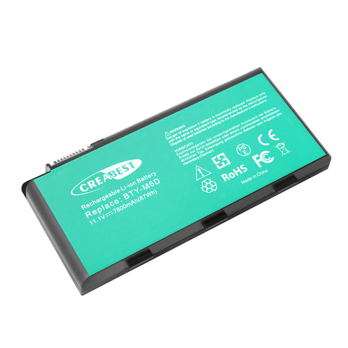 11.1V BTY-M6D 7.8Ah Bateria Do MSI GT70 GX660 GT660 GT660R GT660R GT680 GT683