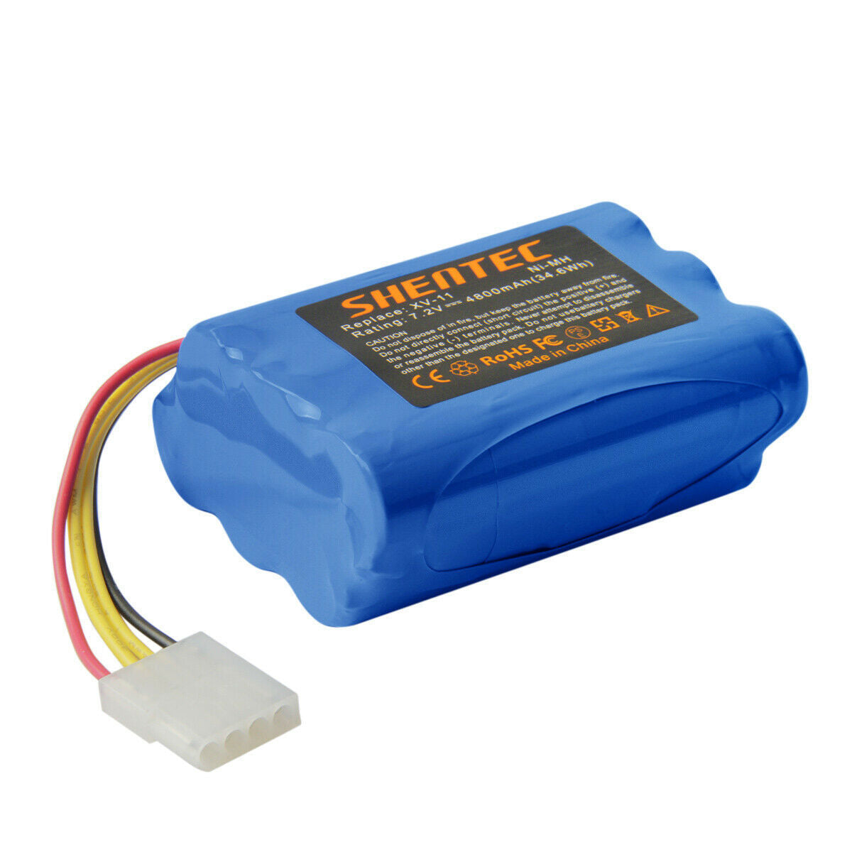 SHENTEC 4800mAh 7.2V Akumulator Wymienny Do Neato XV-11 XV-12 XV-14 XV-15 XV-21 XV-25 205-0001
