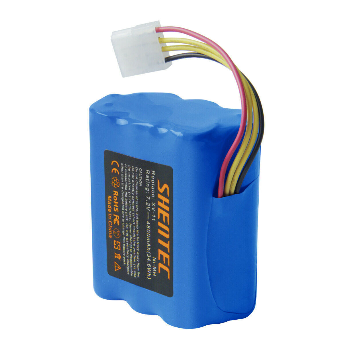 SHENTEC 4800mAh 7.2V Akumulator Wymienny Do Neato XV-11 XV-12 XV-14 XV-15 XV-21 XV-25 205-0001