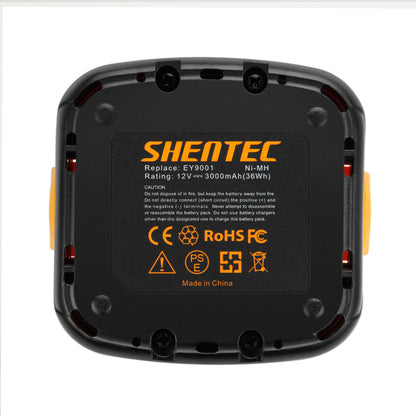 SHENTEC 12V 3.0AH akumulator Ni-MH do Panasonic EY9200 EY9201 EY9001 EY9108 EY6405FQKW
