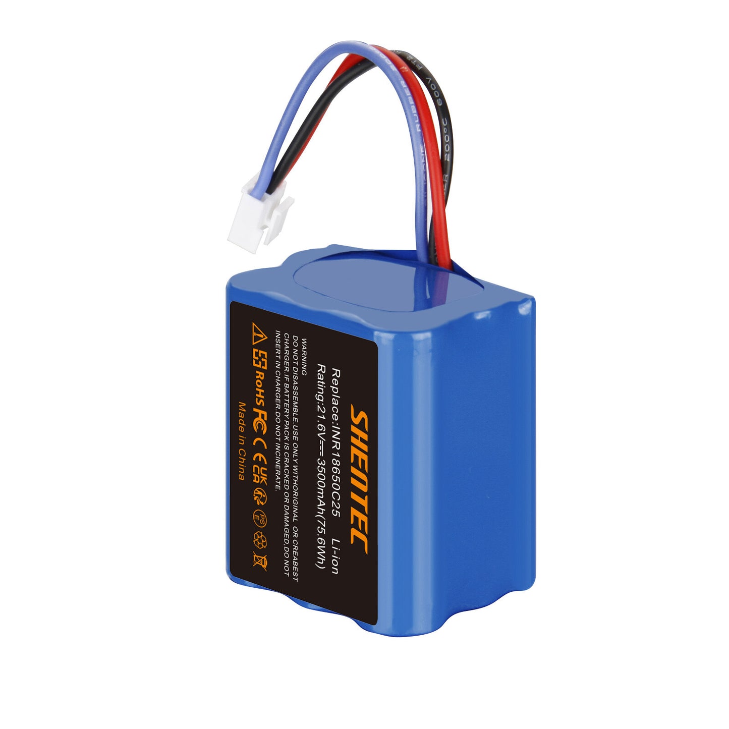 SHENTEC 2x3,5Ah 21,6V Akumulator Li-Ion do Philips FC6721/01 FC6722/01 FC6723 FC6726 FC6729