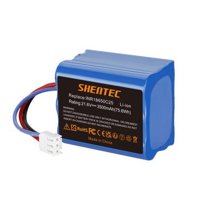 SHENTEC 2x3,5Ah 21,6V Akumulator Li-Ion do Philips FC6721/01 FC6722/01 FC6723 FC6726 FC6729