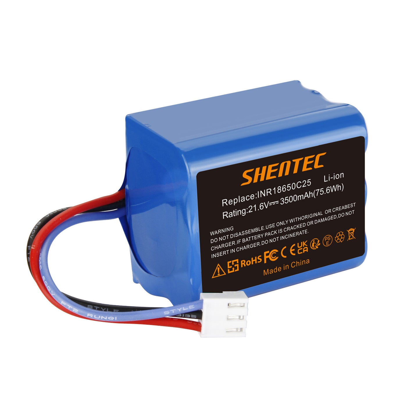 SHENTEC 2x3,5Ah 21,6V Akumulator Li-Ion do Philips FC6721/01 FC6722/01 FC6723 FC6726 FC6729