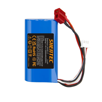 SHENTEC 7.4V 3.0Ah akumulator Li-ion z wtyczką XH3P+T do samochodów RC WLtoys 12401 12402 12403