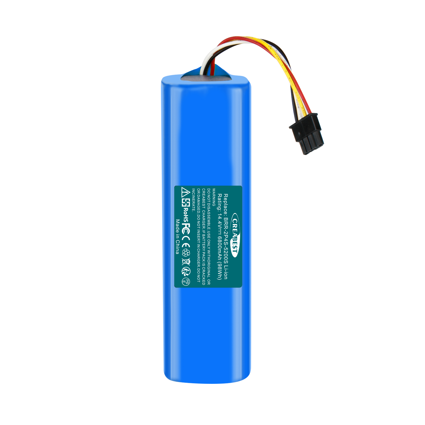 SHENTEC Zamienny akumulator Li-ion 14.4V 6800nAh BRR-2P4S-5200S do Xiaomi Roborock T4 T6 T7 Mijia S7