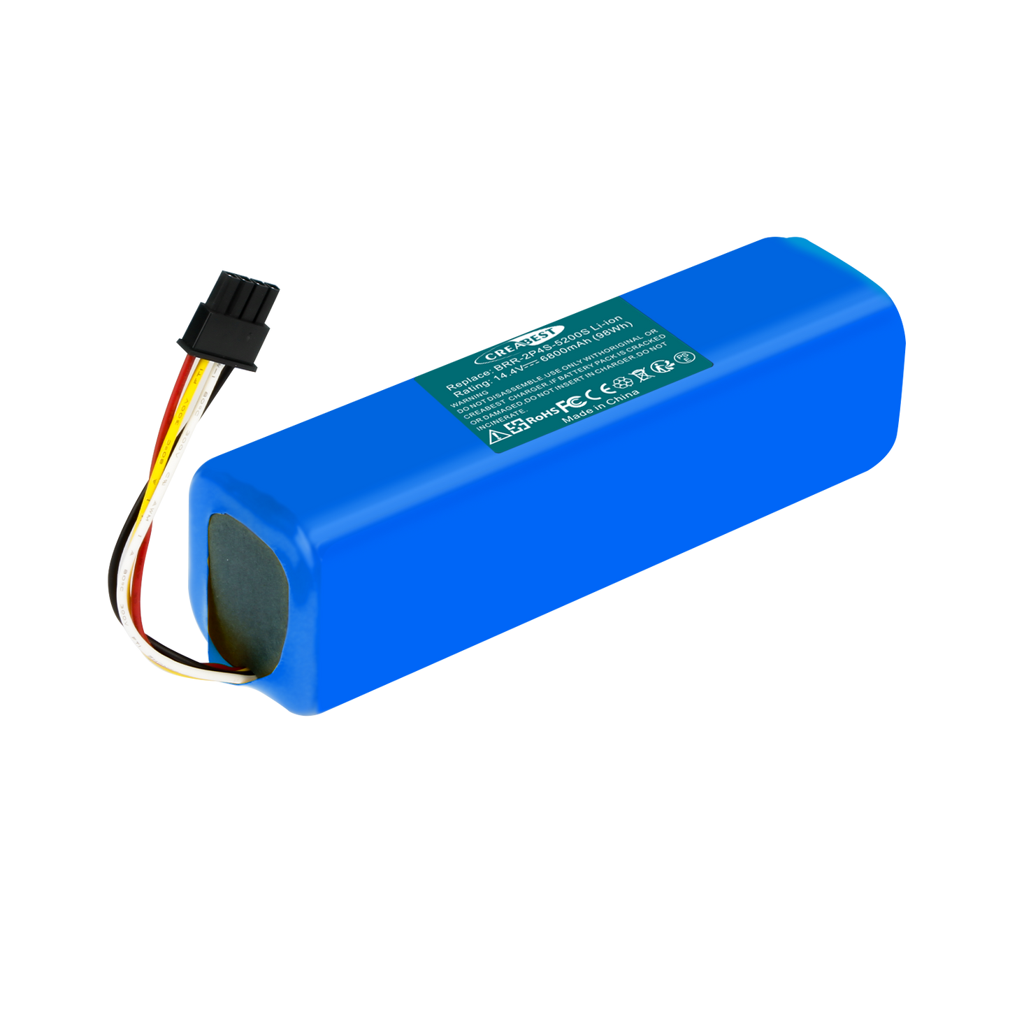 SHENTEC Zamienny akumulator Li-ion 14.4V 6800nAh BRR-2P4S-5200S do Xiaomi Roborock T4 T6 T7 Mijia S7