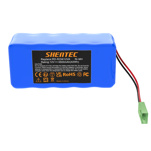SHENTEC 3.5Ah 12V Akumulator zamienny RD-ROW12VA do Rowenta RH846301 RS-Rh5488 RH846501