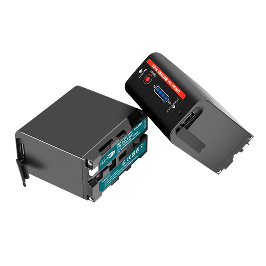 2X Akumulator 7.4V NP-F970 10500mAh do Sony NP-F930 F950 NP-F530 F960 NP-F990