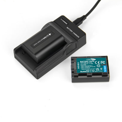 2x Akumulator NP-FV50 NP-FV30 NP-FV70 + ładowarka do Sony NP-FV100 NP-FV90 HDR-CX110