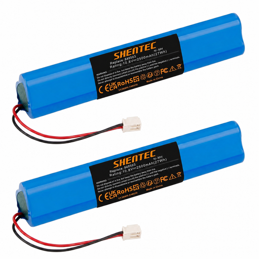 2 szt. 10,8V 2500mAh akumulator zamienny Ni-MH do rolet solarnych i okien dachowych Velux 946933 (z kablem i wtyczką)