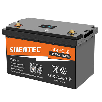 Akumulator LiFePO4 SHENTEC 12/24V 100/150/200/300Ah z BMS do instalacji solarnej, łodzi, off-grid i RV