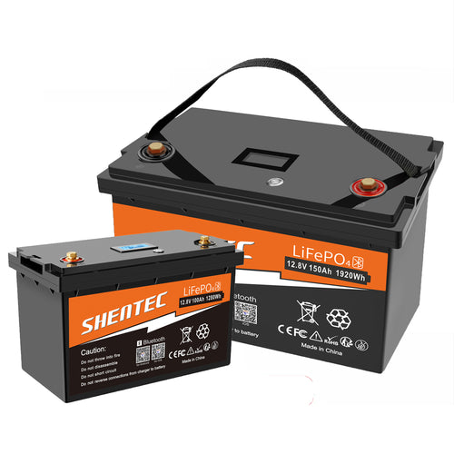 Akumulator LiFePO4 SHENTEC 12/24V 100/150/200/300Ah z BMS do instalacji solarnej, łodzi, off-grid i RV