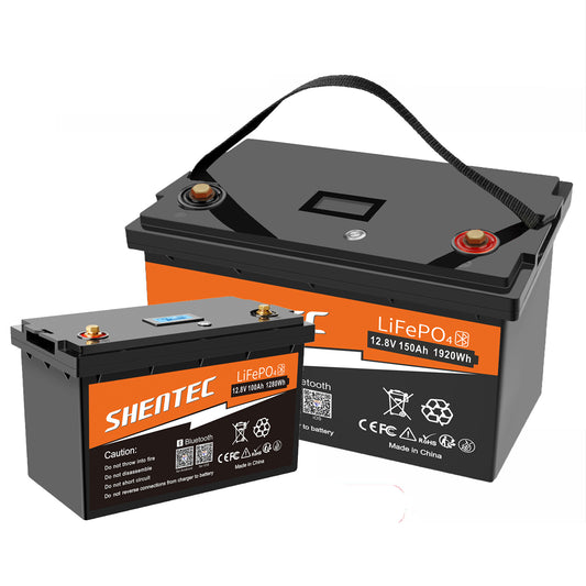 Akumulator LiFePO4 SHENTEC 12/24V 100/150/200/300Ah z BMS do instalacji solarnej, łodzi, off-grid i RV