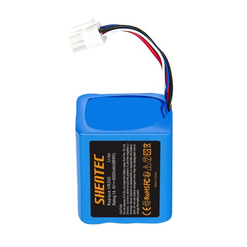 SHENTEC 6000mAh 14.4V Li-ion Akumulator Do Vorwerk Kobold VR200 20884-1 4NCR18650P2-C001A