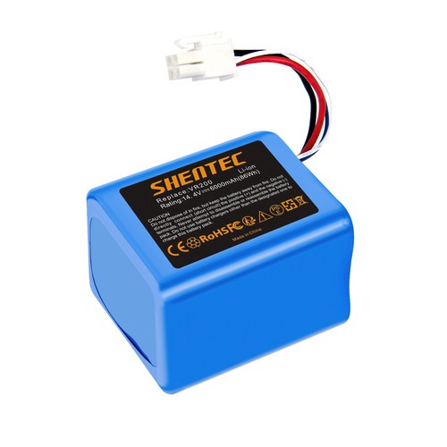 SHENTEC 6000mAh 14.4V Li-ion Akumulator Do Vorwerk Kobold VR200 20884-1 4NCR18650P2-C001A