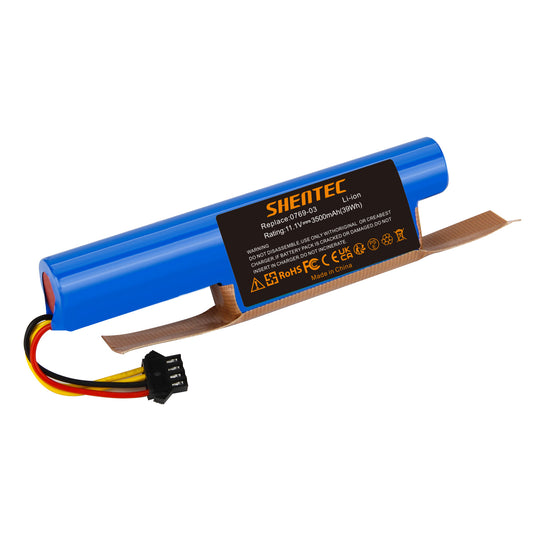 SHENTEC 10.8V 3.5Ah Li-ion zamienny akumulator do Vileda VR 102, VR One, VR 201 PetPro, VR 303, 0769-03