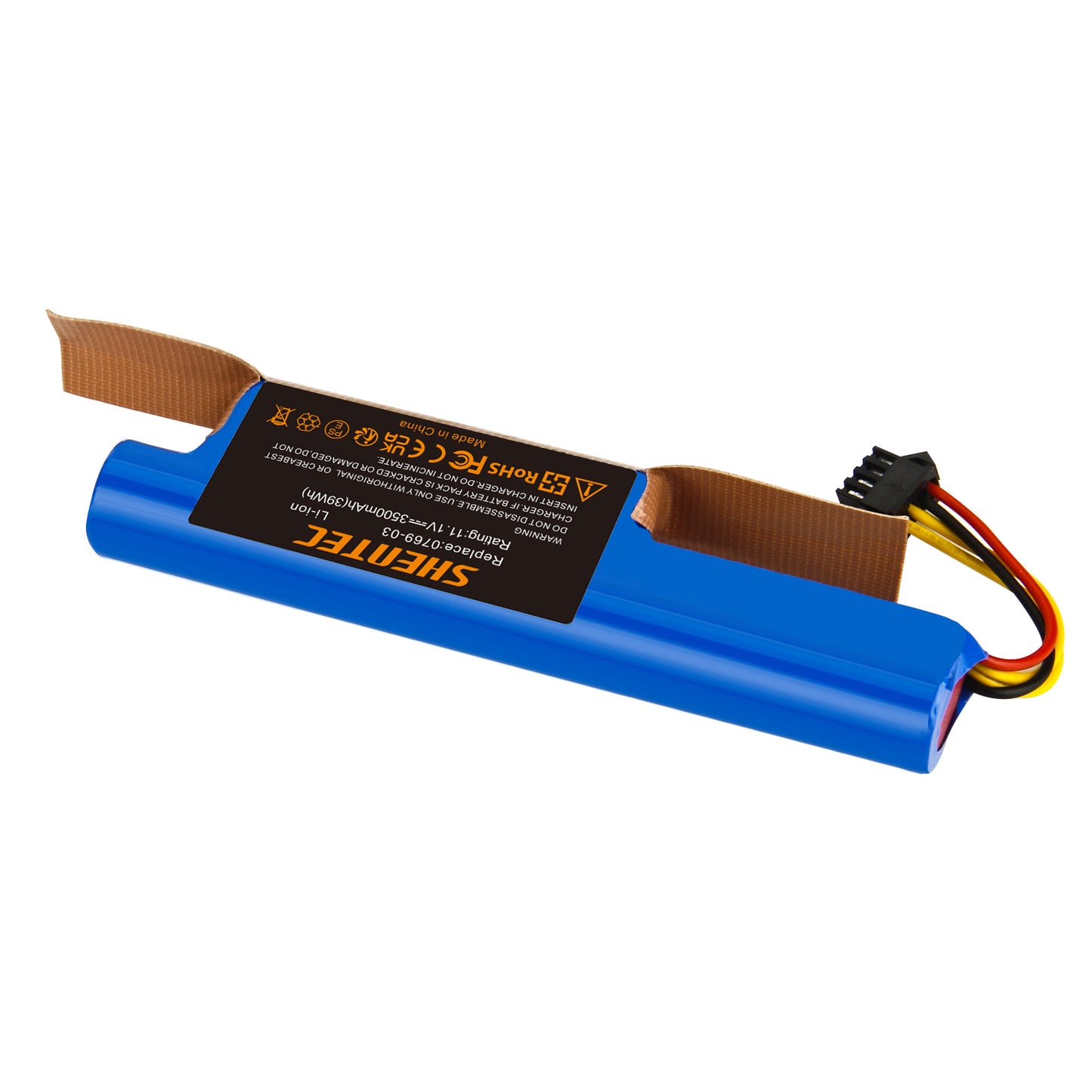 SHENTEC 10.8V 3.5Ah Li-ion zamienny akumulator do Vileda VR 102, VR One, VR 201 PetPro, VR 303, 0769-03