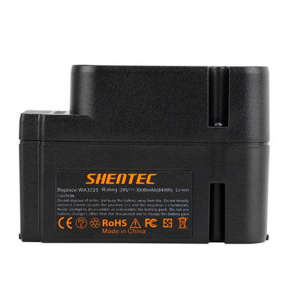 SHENTEC PLG 2 Szt. 3.0AH 28V Akumulator Li-ion Dla Worx WG790E WG754E WG794E WG755E WA3225 WA3565