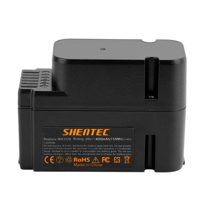 SHENTEC 2x 4.0Ah 28V Li-ion akumulator zamienny do Worx WA3225 WA3565 WG754E WG790E WG791E.1 WG796E.1