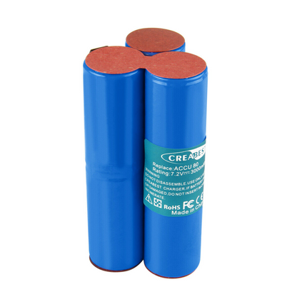SHENTEC 3000mAh 7.2V Ni-MH akumulator zastępczy do nożyc do żywopłotu Wolf BS80 BS-80 ACCU 80