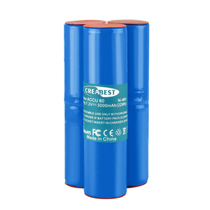 SHENTEC 3000mAh 7.2V Ni-MH akumulator zastępczy do nożyc do żywopłotu Wolf BS80 BS-80 ACCU 80
