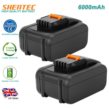 SHENTEC 2 X 20V 6Ah AKUMULATOR ZAMIENNY DO Worx WA3551.1 WA3553 WA3516 WA3572 WG259E.9 WG169E