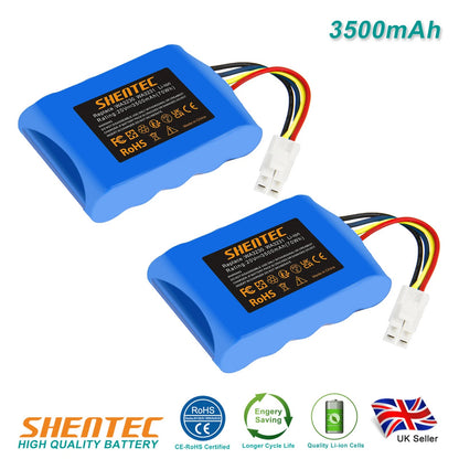 SHENTEC 2x 3500mAh 20V Li-ion AKUMULATORY DLA Worx 50032492 50032774 WA3230 WA3231 S500i
