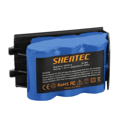 SHENTEC 3000mAh 7.2V Akumulator zamienny Ni-MH do Shark XBP-610 XBP610 EU-36000 UV610DT