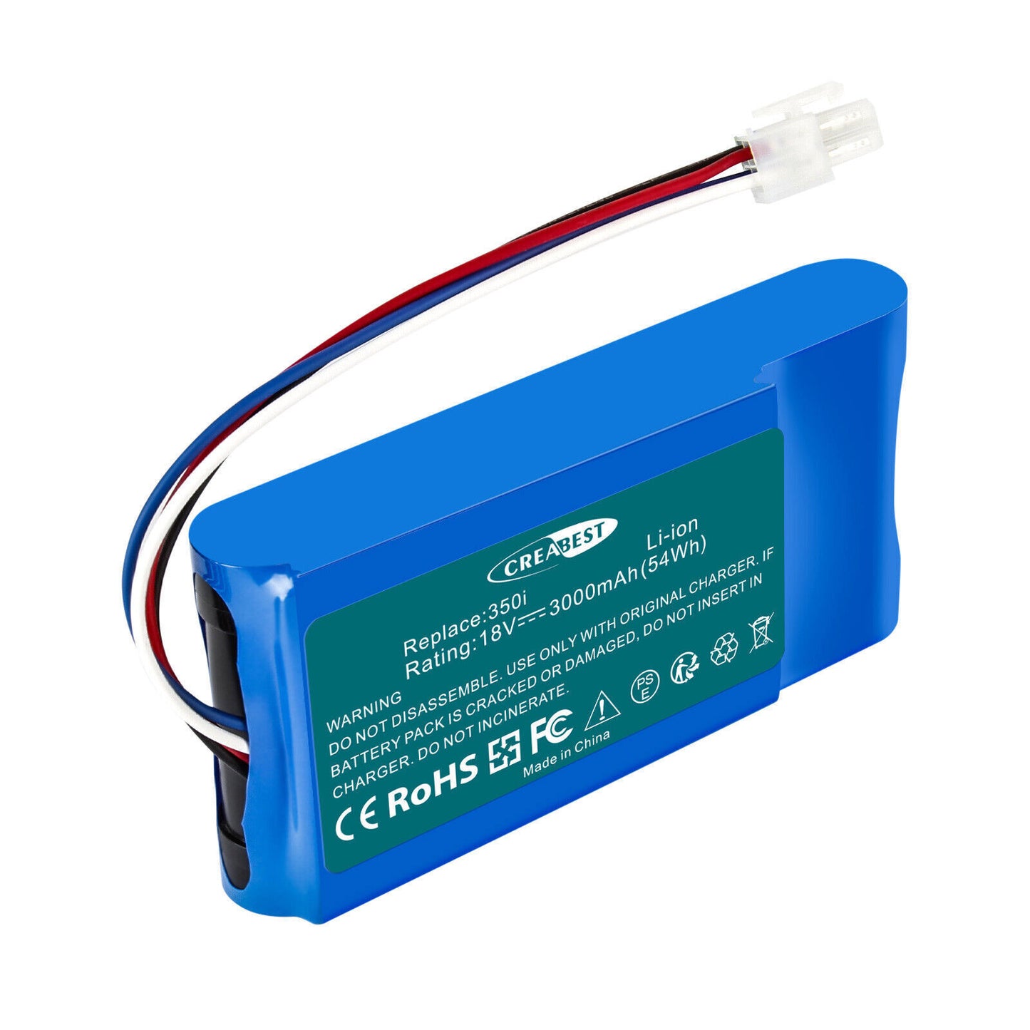 SHENTEC 18V 3Ah akumulator Li-ion pasuje do Yard Force 1920726 AMIRO 400i 400Ri 350 400 350i