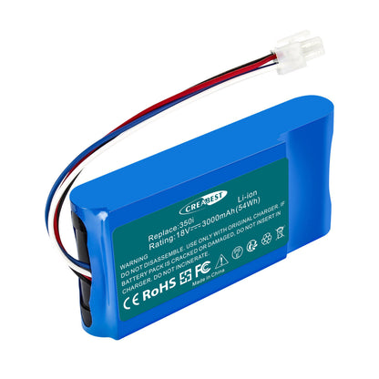 SHENTEC 18V 3Ah akumulator Li-ion pasuje do Yard Force 1920726 AMIRO 400i 400Ri 350 400 350i